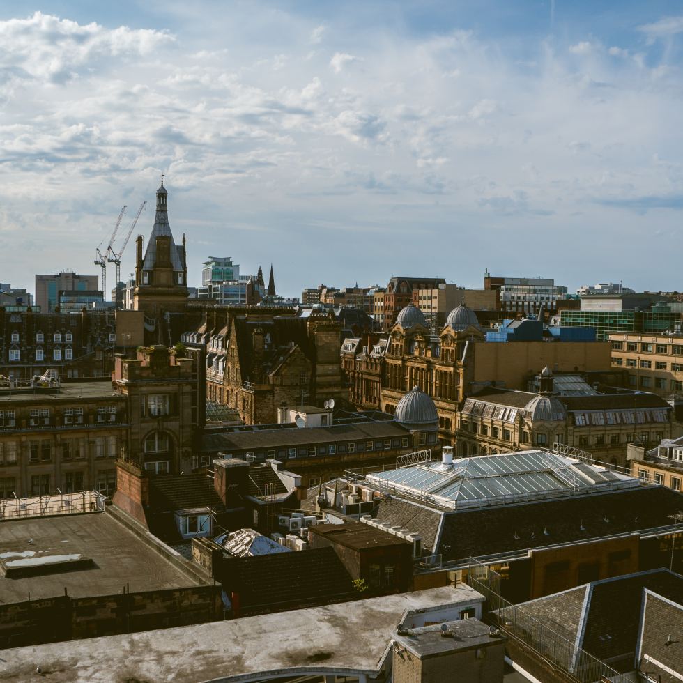 Glasgow rooftops